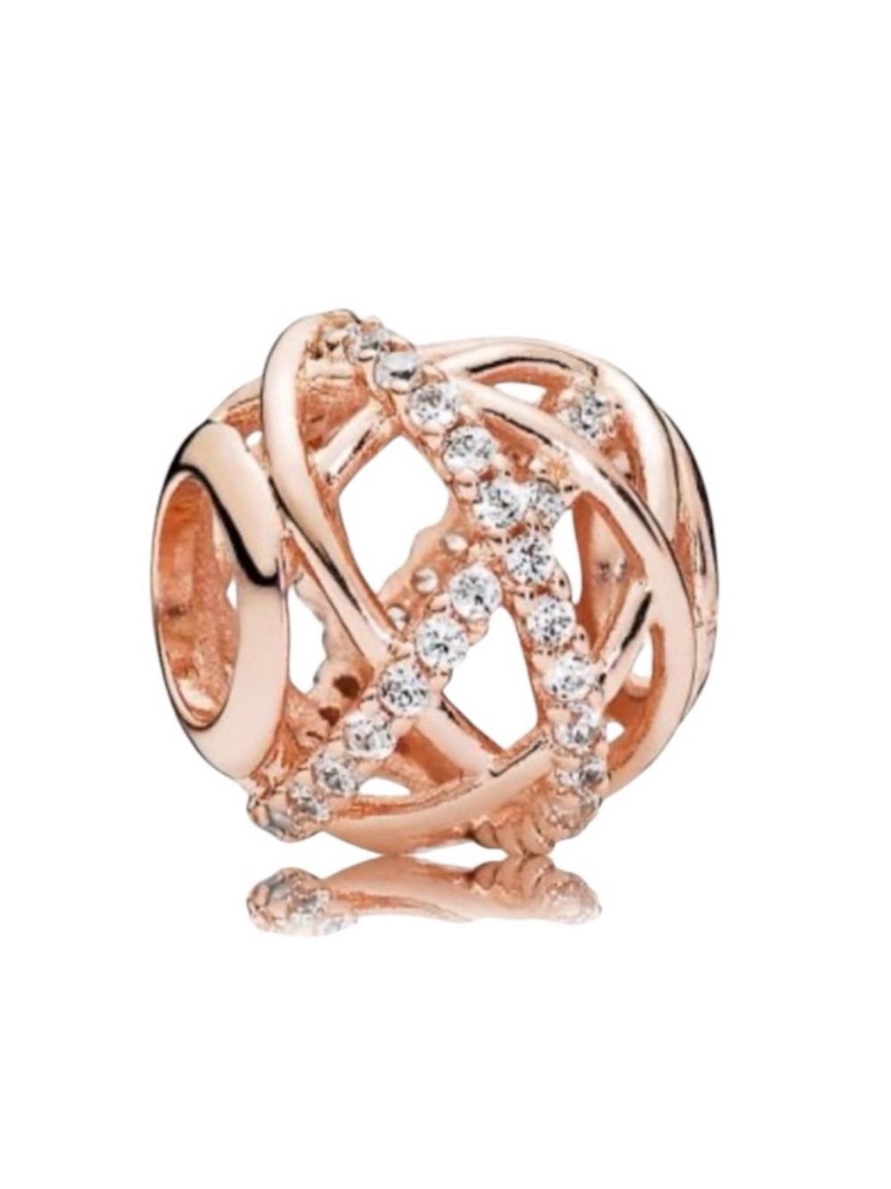 Pandora Rose Gold Galaxy Charm Bead